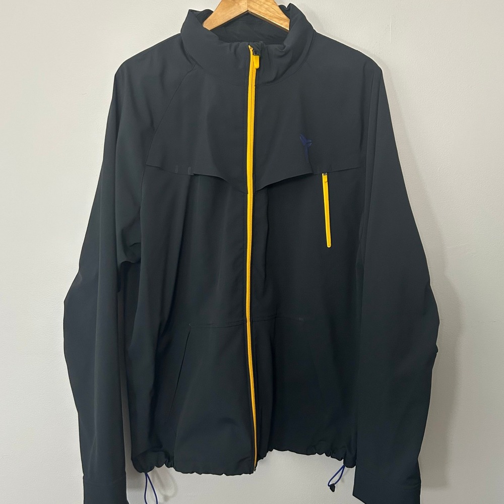 Nike Kobe Bryant Mamba 2 in 1 Jacket Vest Mens‎ XL Black Hooded Windbreaker